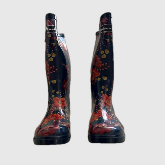Anuschka Floral Rain Boots Size 11 NWT - Picture 5 of 16